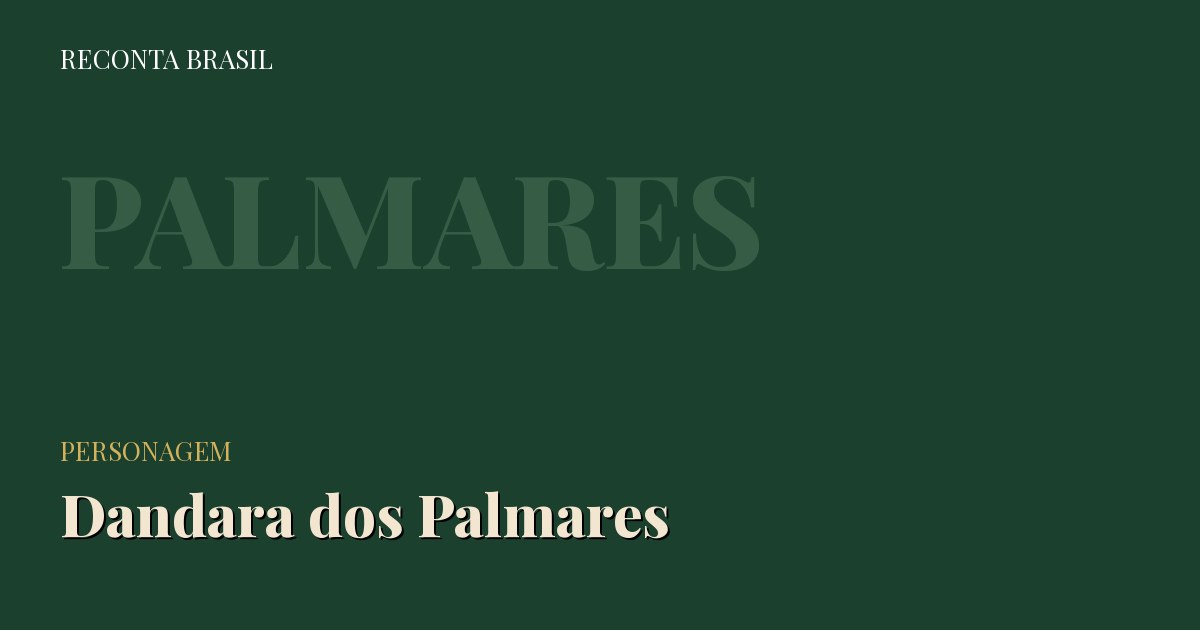 Cartão com o nome Dandara dos Palmares